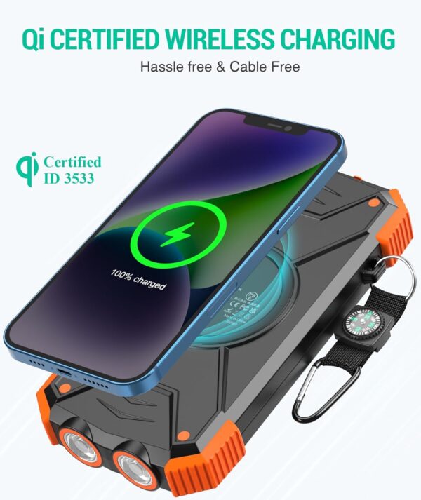 BLAVOR 10000mAh Solar Power Bank
