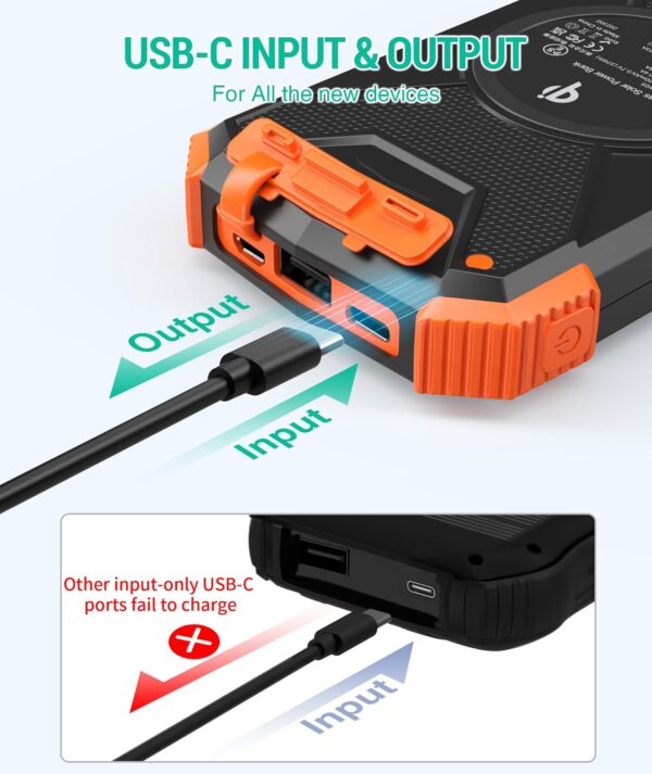BLAVOR 10000mAh Solar Power Bank