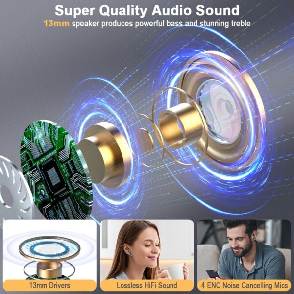Bluetooth Headphones V5.4