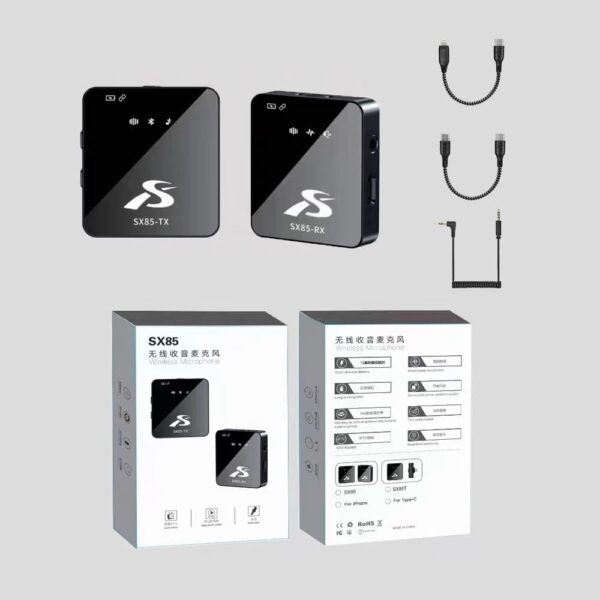 SX85 Audio Wireless Lavalier Microphone
